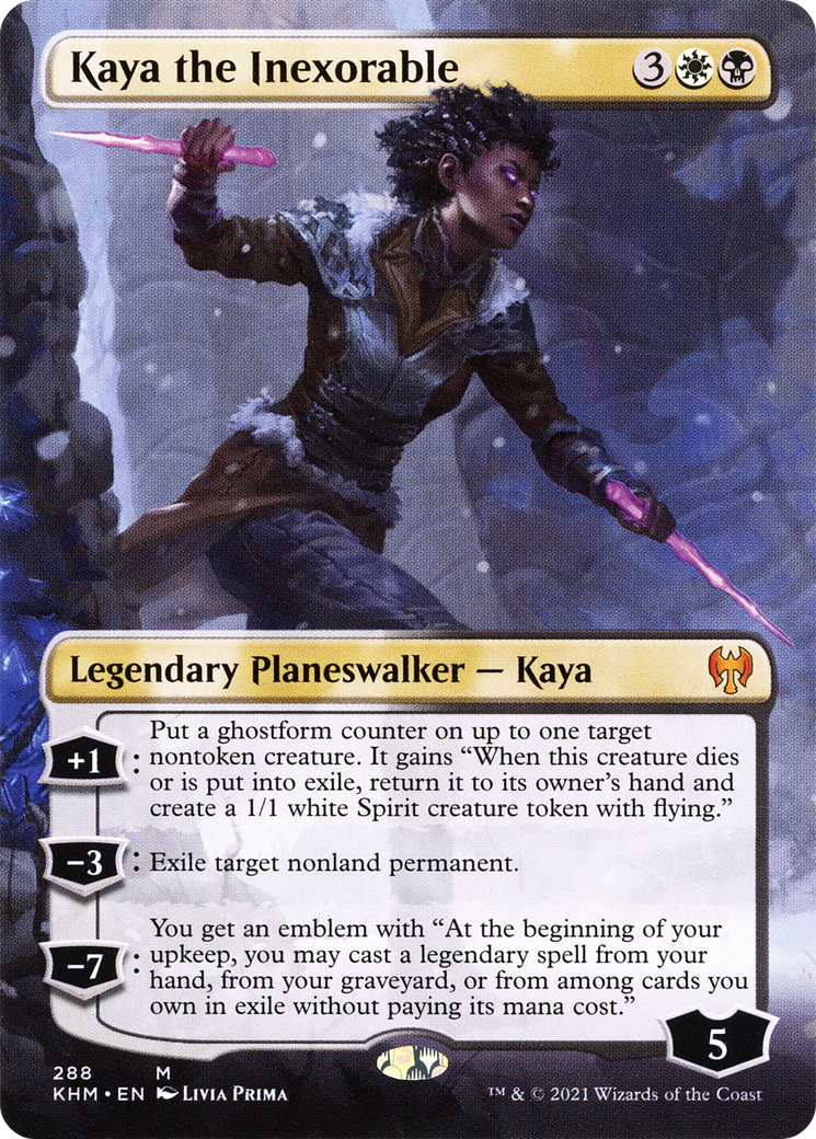 {R} Kaya the Inexorable (Borderless) [Kaldheim][KHM 288]
