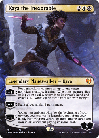 {R} Kaya the Inexorable (Borderless) [Kaldheim][KHM 288]