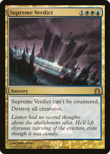 {R} Supreme Verdict (Buy-A-Box) [Return to Ravnica Promos][PA RTR 201] - Misty Mountain Games