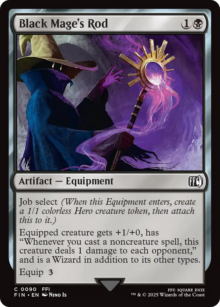 {@C} Black Mage's Rod [FINAL FANTASY][FIN 090]
