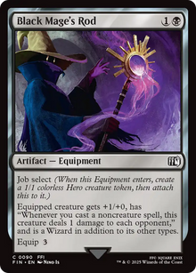 {@C} Black Mage's Rod [FINAL FANTASY][FIN 090]
