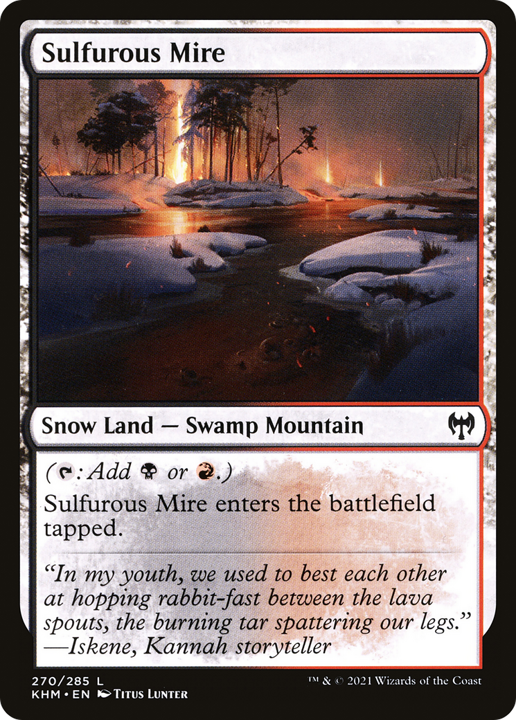 {C} Sulfurous Mire [Kaldheim][KHM 270]