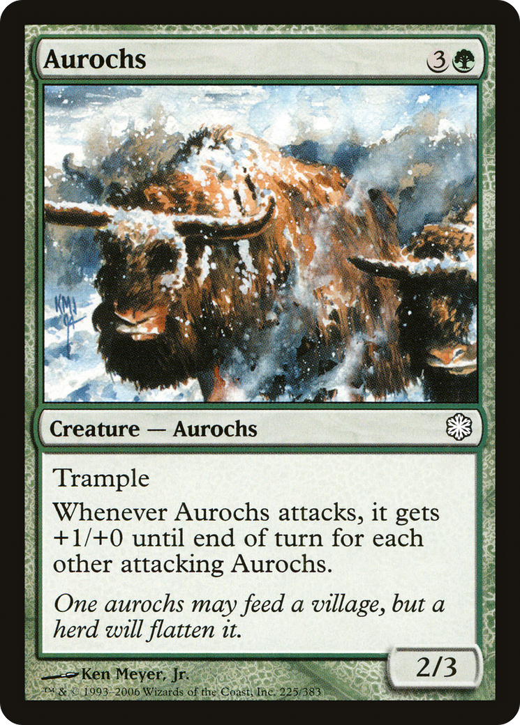 {C} Aurochs [Coldsnap Theme Decks][CST 225]