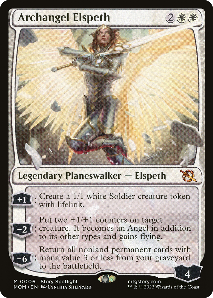 {R} Archangel Elspeth [March of the Machine][MOM 006]