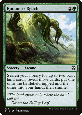 {C} Kodama's Reach [Dominaria United Commander][DMC 134]