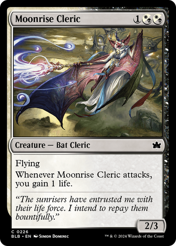 {@C} Moonrise Cleric [Bloomburrow][BLB 226]