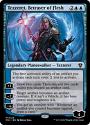 {R} Tezzeret, Betrayer of Flesh [Murders at Karlov Manor Commander][MKC 120]