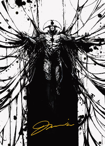 {A} Sinew Dancer Art Card (Gold-Stamped Signature) [Phyrexia: All Will Be One Art Series][GS AONE 066]