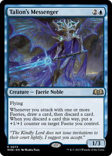 {@R} Talion's Messenger [Wilds of Eldraine][WOE 073]