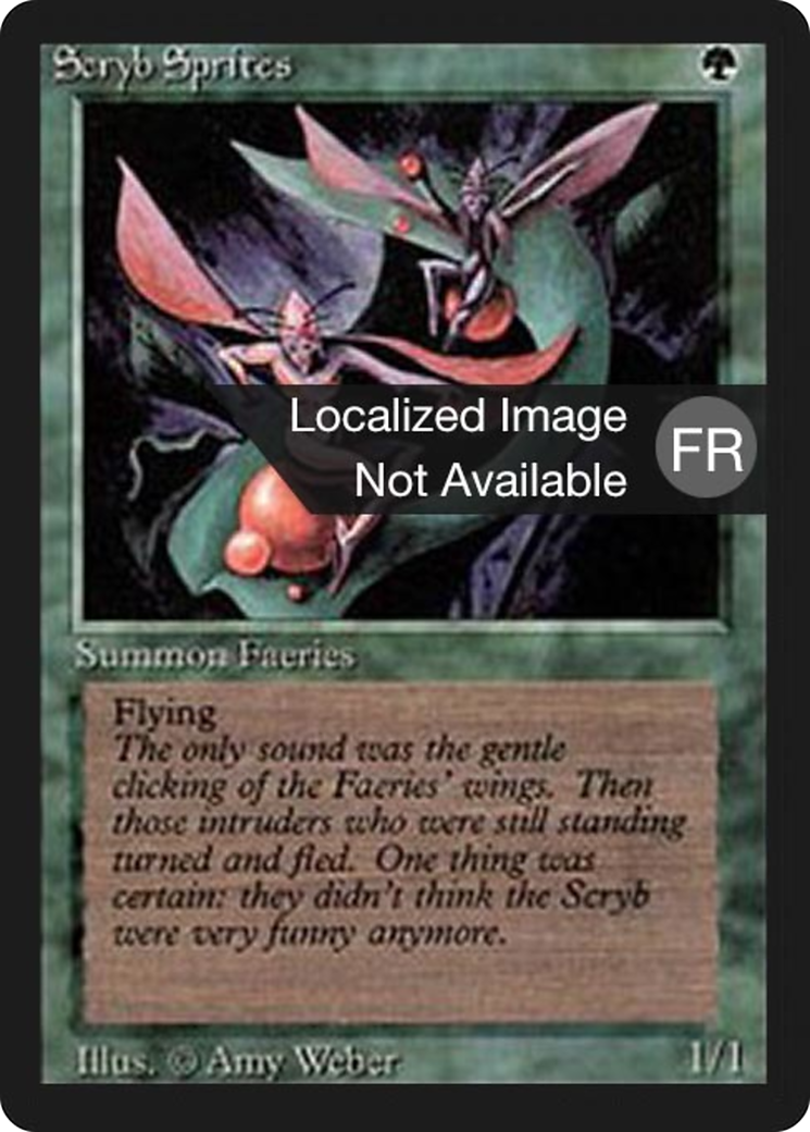 {F} Scryb Sprites [Foreign Black Border][FBB 3ED 215]