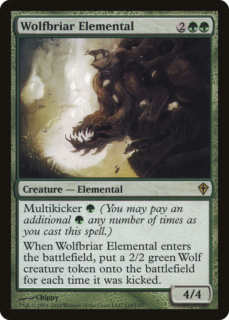 {R} Wolfbriar Elemental [Worldwake][WWK 118] - Misty Mountain Games
