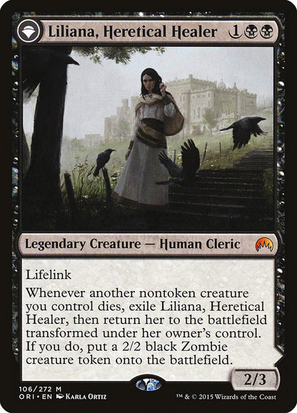 {R} Liliana, Heretical Healer // Liliana, Defiant Necromancer [Magic Origins][ORI 106] - Misty Mountain Games