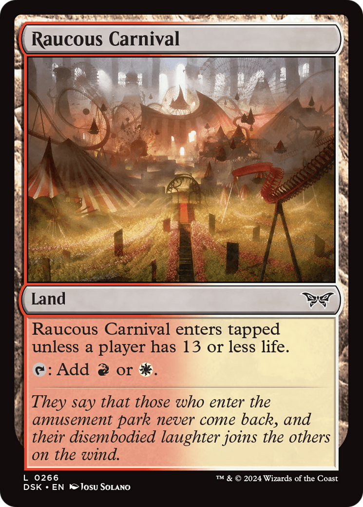 {@C} Raucous Carnival [Duskmourn: House of Horror][DSK 266]