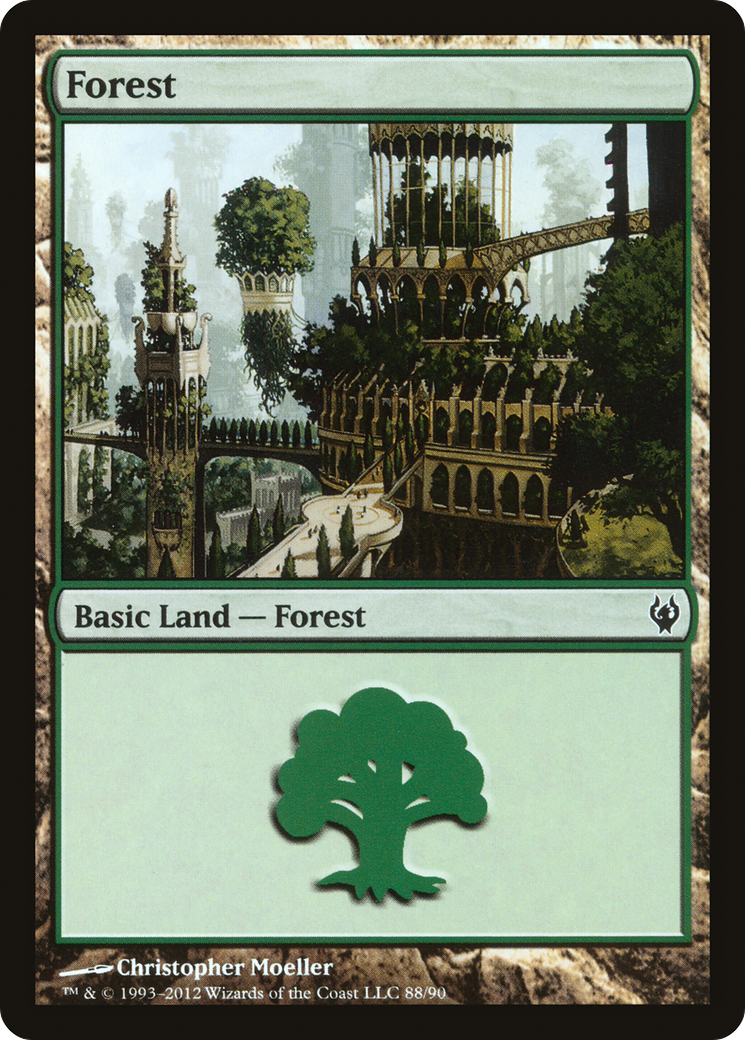 {B}[DDJ 088] Forest (88) [Duel Decks: Izzet vs. Golgari]