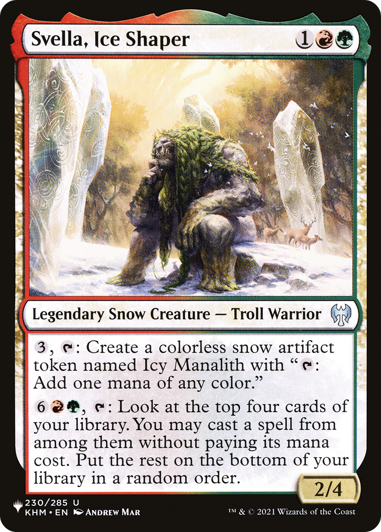 Svella, Ice Shaper [LIST 230/285] : (snow)