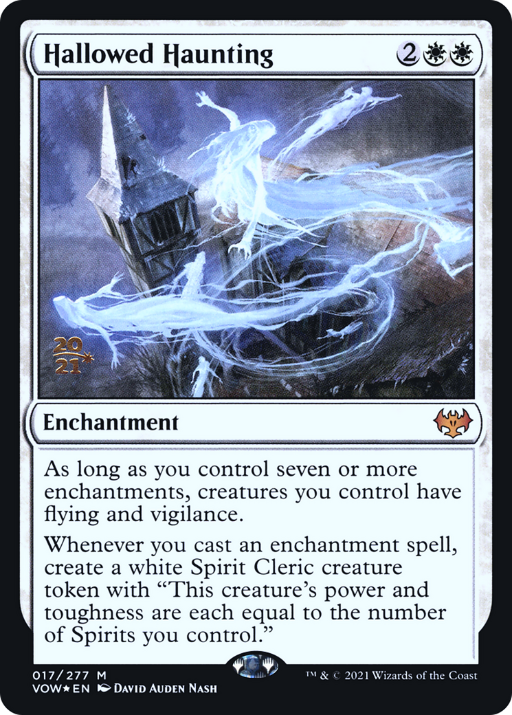 {R} Hallowed Haunting [Innistrad: Crimson Vow Prerelease Promos][PR VOW 017]