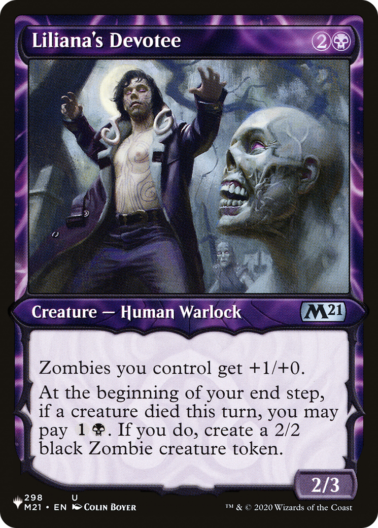Liliana's Devotee [LIST M21-298] : (Showcase)