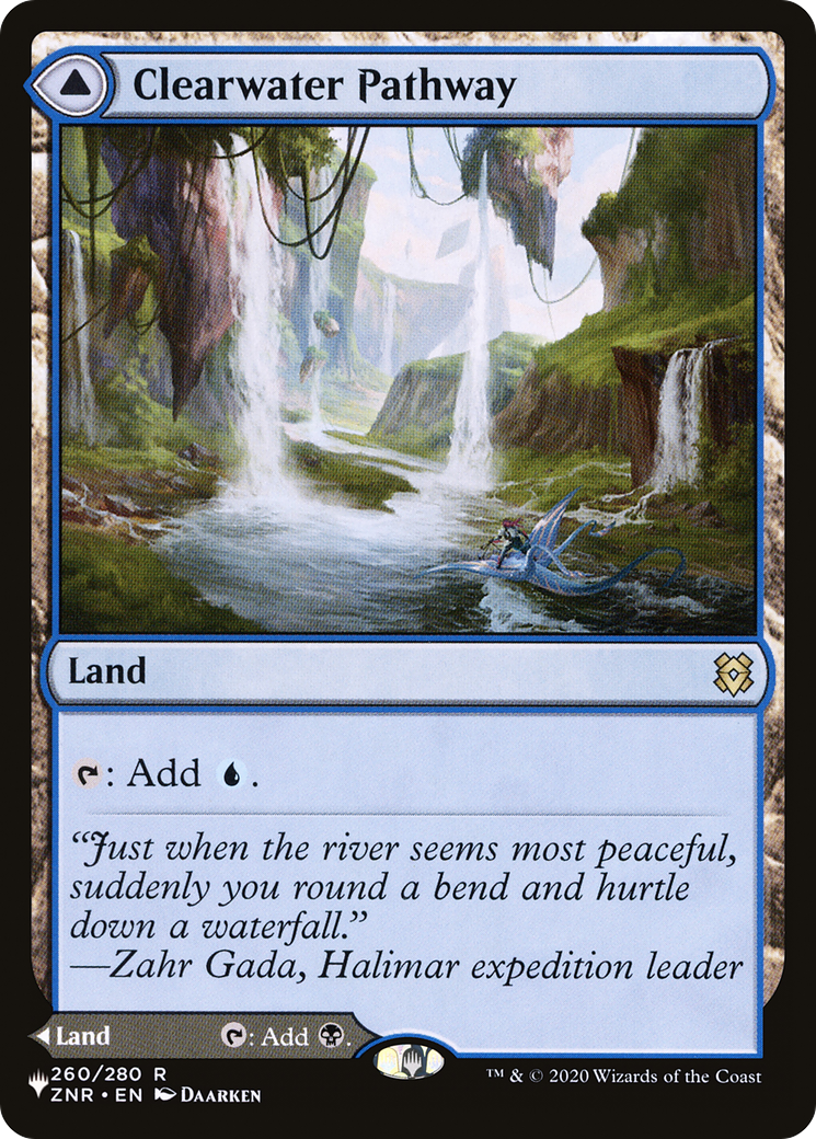 {R} Clearwater Pathway // Murkwater Pathway [Secret Lair: From Cute to Brute][SLD 260]