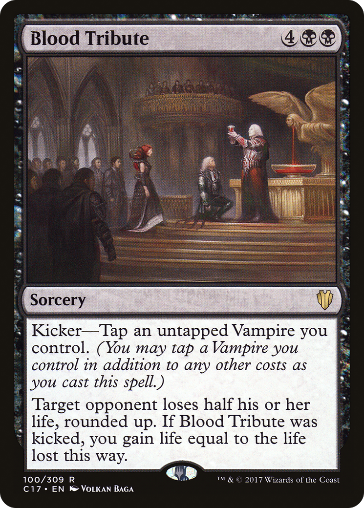 {R} Blood Tribute [Commander 2017][C17 100]