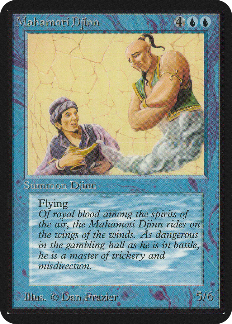 {R} Mahamoti Djinn [Alpha Edition][LEA 064] - Misty Mountain Games