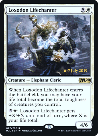 {R} Loxodon Lifechanter [Core Set 2020 Prerelease Promos][PR M20 027]
