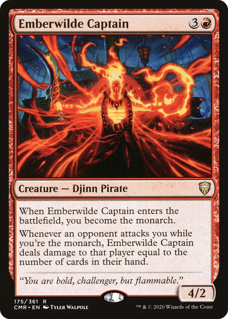 {R} Emberwilde Captain [Commander Legends][CMR 175]