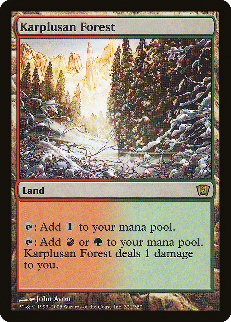 {R} Karplusan Forest [Ninth Edition][9ED 321]