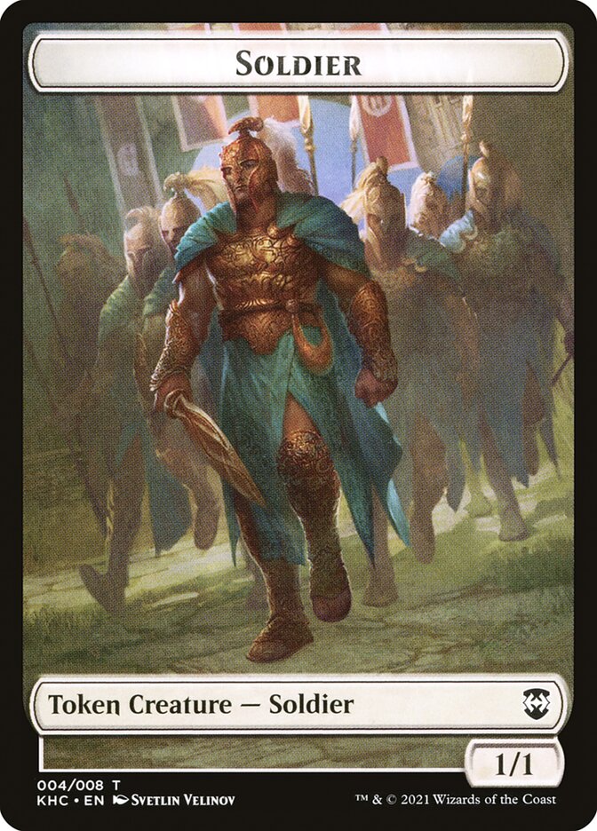 {T} Bird (005) // Soldier Double-sided Token [Kaldheim Commander Tokens][TKHC 005/023]