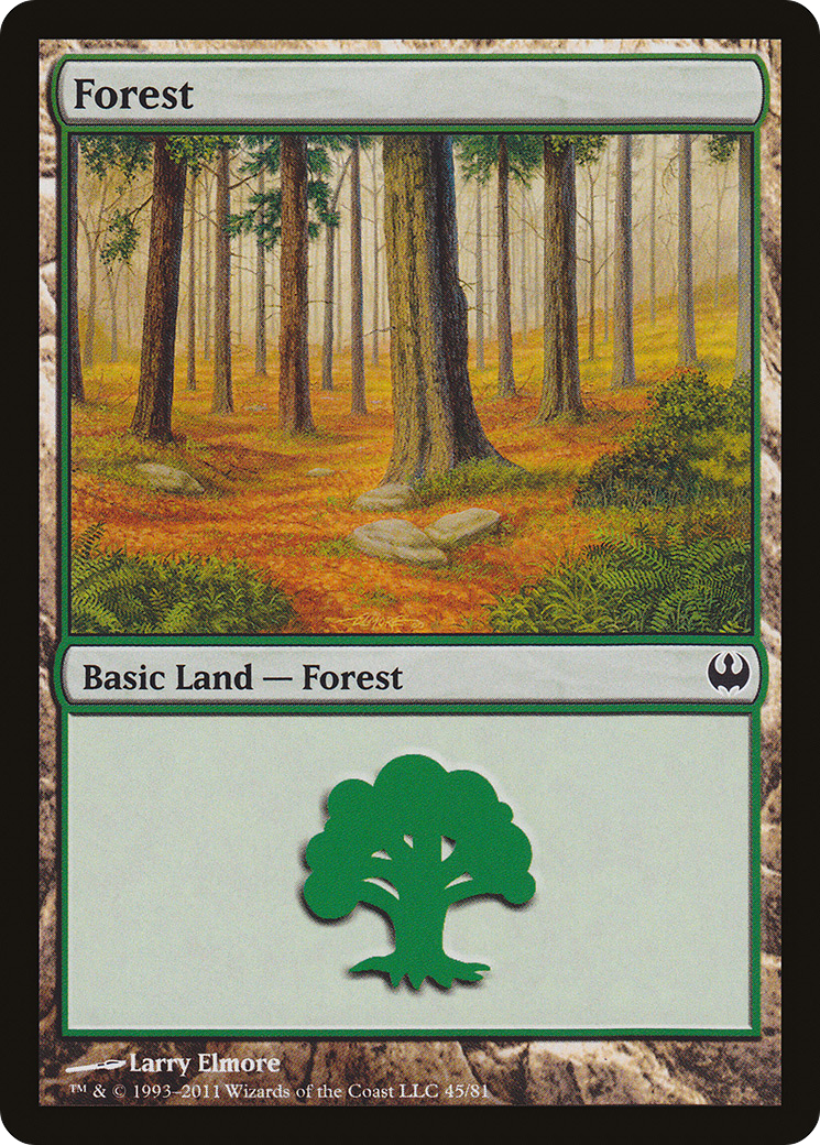 {B}[DDG 045] Forest (45) [Duel Decks: Knights vs. Dragons]