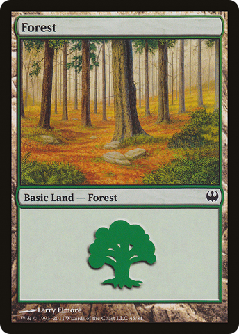 {B}[DDG 045] Forest (45) [Duel Decks: Knights vs. Dragons]