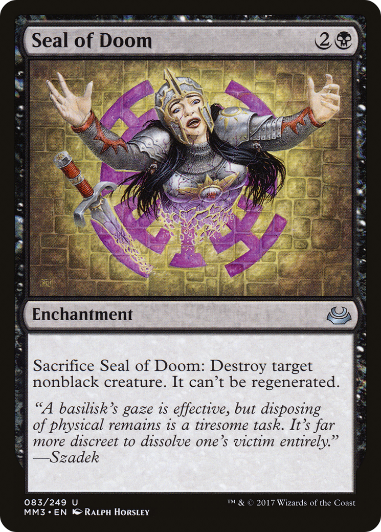{C} Seal of Doom [Modern Masters 2017][MM3 083] - Misty Mountain Games