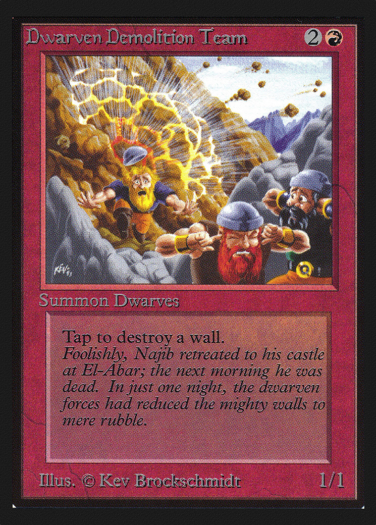 {C} Dwarven Demolition Team [International Collectorsâ Edition][GB CEI 143]
