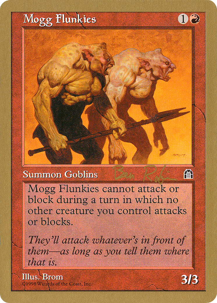 {C} Mogg Flunkies (Ben Rubin) [World Championship Decks 1998][GB WC98 BR92]