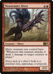 {R} Thorncaster Sliver [Magic 2014][M14 158] - Misty Mountain Games