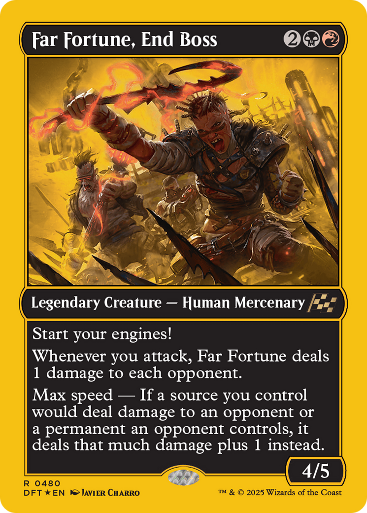 {@R} Far fortune, End Boss (First-Place Foil) [Aetherdrift][DFT 480]