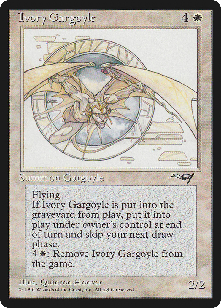 {R} Ivory Gargoyle [Alliances][ALL 005]