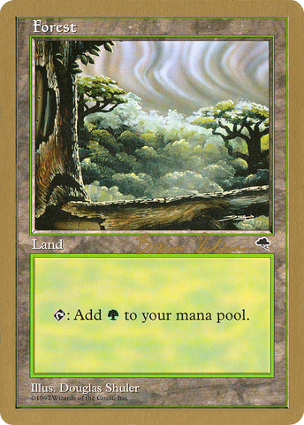 {B}[GB WC98 BS349] Forest (bs349) (Brian Selden) [World Championship Decks 1998]