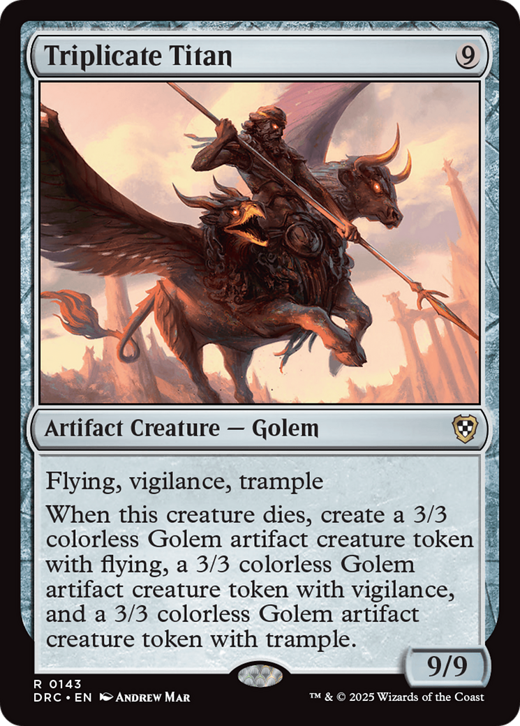 {R} Triplicate Titan [Aetherdrift Commander][DRC 143]