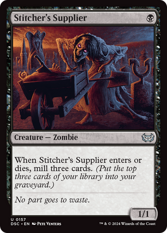 {C} Stitcher's Supplier [Duskmourn: House of Horror Commander][DSC 157]