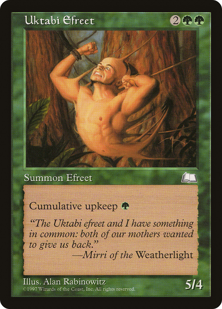 {C} Uktabi Efreet [Weatherlight][WTH 143]