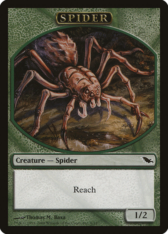 {T} Spider Token [Shadowmoor Tokens][TSHM 006]