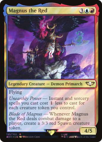{R} Magnus the Red (Surge Foil) [Universes Beyond: Warhammer 40,000][SF 40K 131]