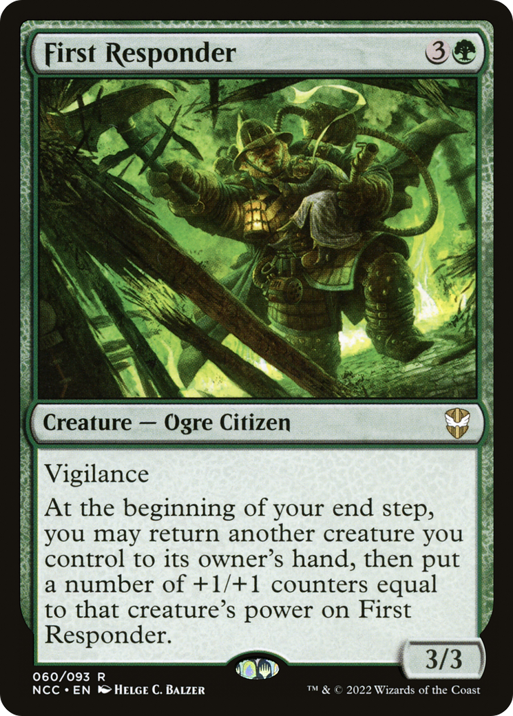 {R} First Responder [Streets of New Capenna Commander][NCC 060]