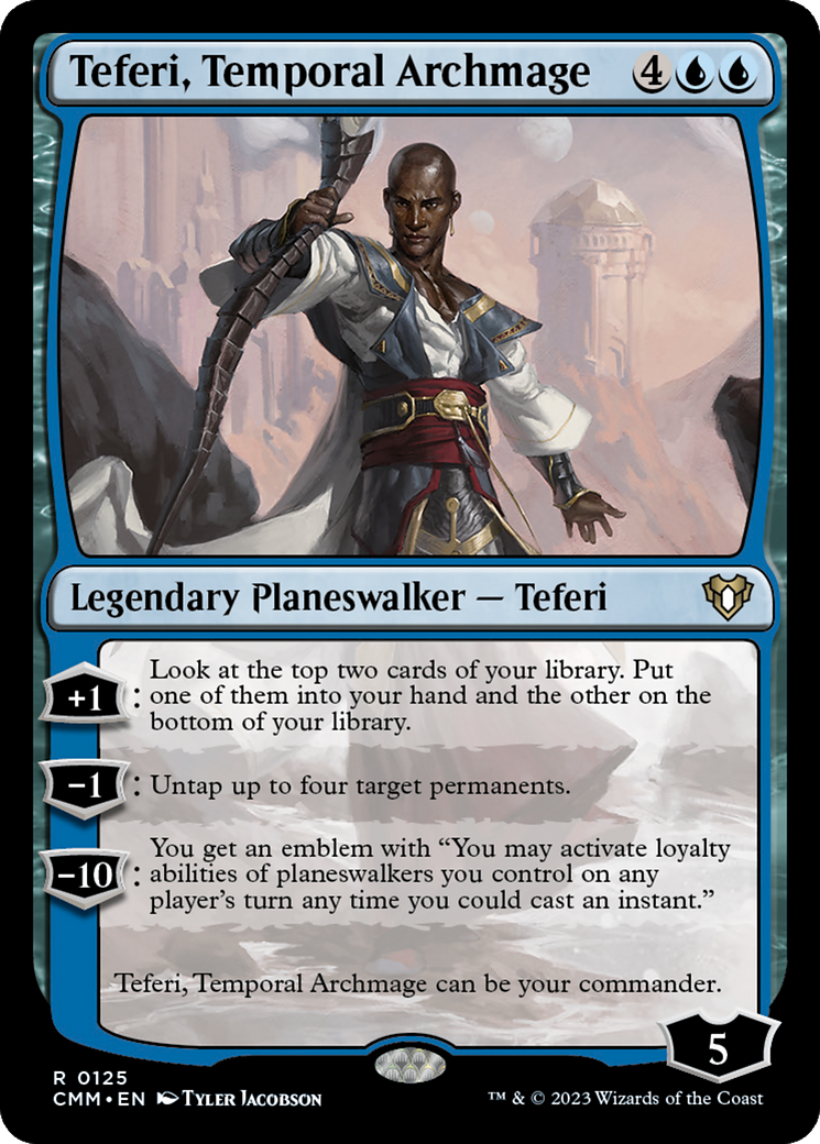 {R} Teferi, Temporal Archmage [Commander Masters][CMM 125]