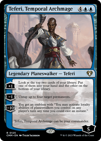 {R} Teferi, Temporal Archmage [Commander Masters][CMM 125]