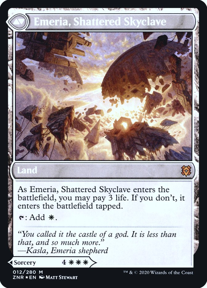 {R} Emeria's Call // Emeria, Shattered Skyclave [Zendikar Rising Prerelease Promos][PR ZNR 012]