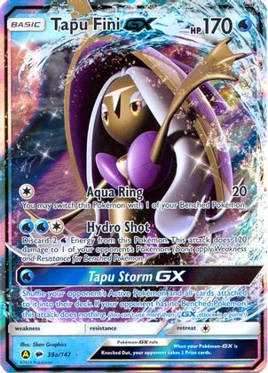 [PKM-R] Tapu Fini GX (39a/147) [Alternate Art Promos]