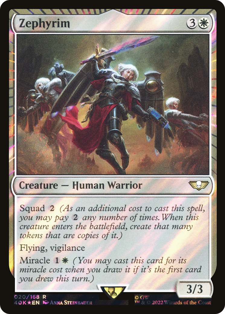 {R} Zephyrim (Surge Foil) [Universes Beyond: Warhammer 40,000][SF 40K 020]