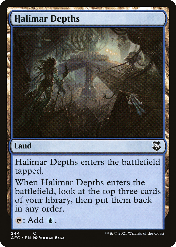 {C} Halimar Depths [Dungeons & Dragons: Adventures in the Forgotten Realms Commander][AFC 244]