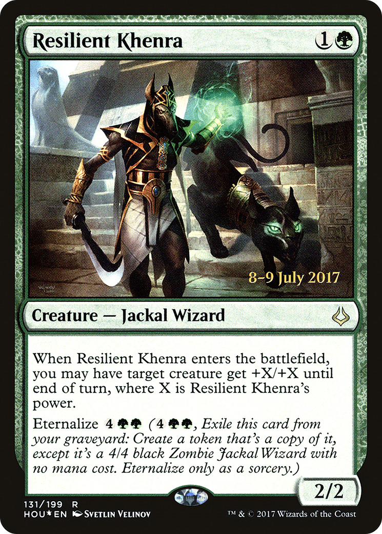 {R} Resilient Khenra [Hour of Devastation Prerelease Promos][PR HOU 131] - Misty Mountain Games